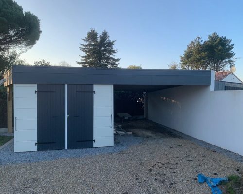 Réalisation d'un carport en Vendée