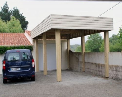 Réalisation d'un carport en Vendée